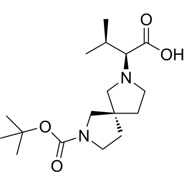 (S)-2-((S)-7-(tert-Butoxycarbonyl)-2,7-diazaspiro[4.4]nonan-2-yl)-3-methylbutanoic acid|CS-1596026