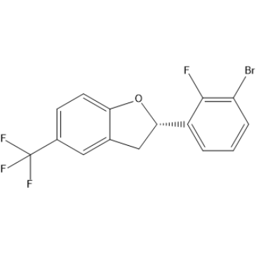 (S)-2-(3-Bromo-2-fluorophenyl)-5-(trifluoromethyl)-2,3-dihydrobenzofuran|CS-1596028