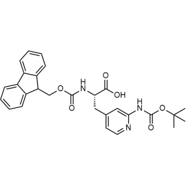 (S)-2-((((9H-Fluoren-9-yl)methoxy)carbonyl)amino)-3-(2-((tert-butoxycarbonyl)amino)pyridin-4-yl)propanoic acid|CS-1607574