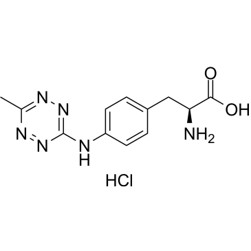 (S)-2-Amino-3-(4-((6-methyl-1,2,4,5-tetrazin-3-yl)amino)phenyl)propanoic acid hydrochloride|CS-1609642