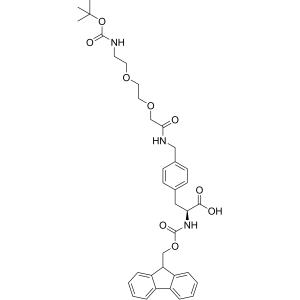 (S)-2-((((9H-Fluoren-9-yl)methoxy)carbonyl)amino)-3-(4-(14,14-dimethyl-3,12-dioxo-5,8,13-trioxa-2,11-diazapentadecyl)phenyl)propanoic acid|CS-1611742