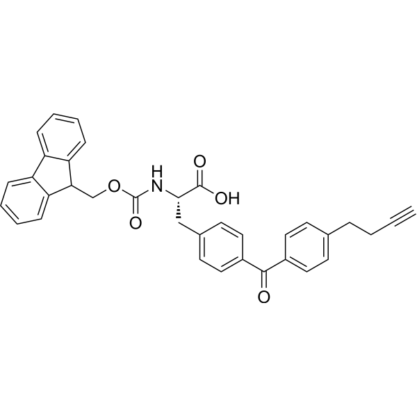 (S)-2-((((9H-Fluoren-9-yl)methoxy)carbonyl)amino)-3-(4-(4-(but-3-yn-1-yl)benzoyl)phenyl)propanoic acid|CS-1611744
