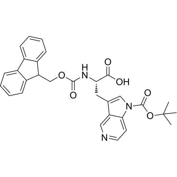 (S)-2-((((9H-Fluoren-9-yl)methoxy)carbonyl)amino)-3-(1-(tert-butoxycarbonyl)-1H-pyrrolo[3,2-c]pyridin-3-yl)propanoic acid|CS-1611748