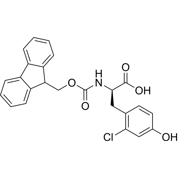 (R)-2-((((9H-Fluoren-9-yl)methoxy)carbonyl)amino)-3-(2-chloro-4-hydroxyphenyl)propanoic acid|CS-1611750