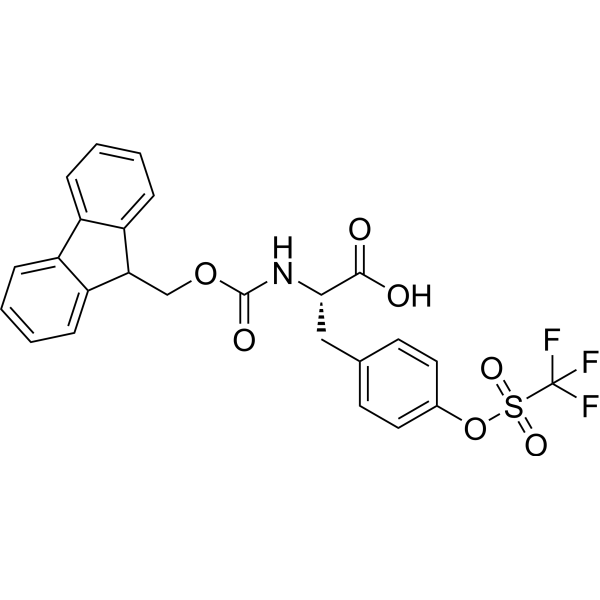 (S)-2-((((9H-Fluoren-9-yl)methoxy)carbonyl)amino)-3-(4-(((trifluoromethyl)sulfonyl)oxy)phenyl)propanoic acid|CS-1611776