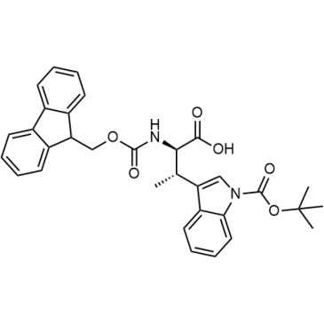 (2R,3S)-2-((((9H-Fluoren-9-yl)methoxy)carbonyl)amino)-3-(1-(tert-butoxycarbonyl)-1H-indol-3-yl)butanoic acid|CS-1611777
