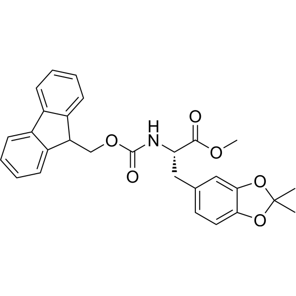 Methyl (S)-2-((((9H-fluoren-9-yl)methoxy)carbonyl)amino)-3-(2,2-dimethylbenzo[d][1,3]dioxol-5-yl)propanoate|CS-1611790
