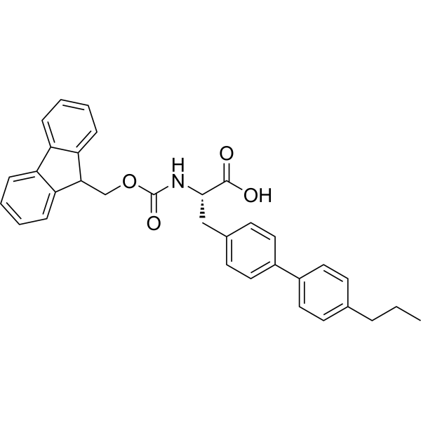 (S)-2-((((9H-Fluoren-9-yl)methoxy)carbonyl)amino)-3-(4'-propyl-[1,1'-biphenyl]-4-yl)propanoic acid|CS-1611794