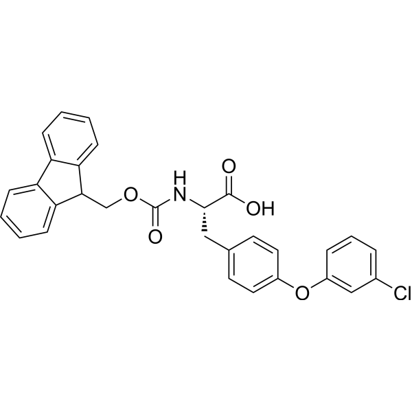 (S)-2-((((9H-Fluoren-9-yl)methoxy)carbonyl)amino)-3-(4-(3-chlorophenoxy)phenyl)propanoic acid|CS-1611800