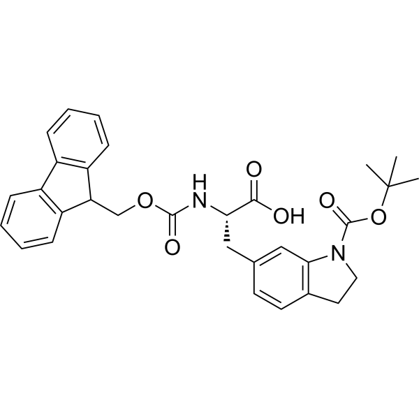 (S)-2-((((9H-Fluoren-9-yl)methoxy)carbonyl)amino)-3-(1-(tert-butoxycarbonyl)indolin-6-yl)propanoic acid|CS-1611810