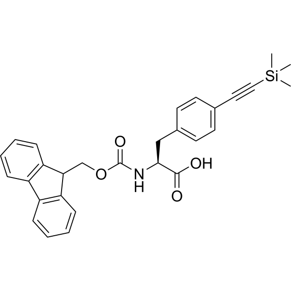 (S)-2-((((9H-Fluoren-9-yl)methoxy)carbonyl)amino)-3-(4-((trimethylsilyl)ethynyl)phenyl)propanoic acid|CS-1611836