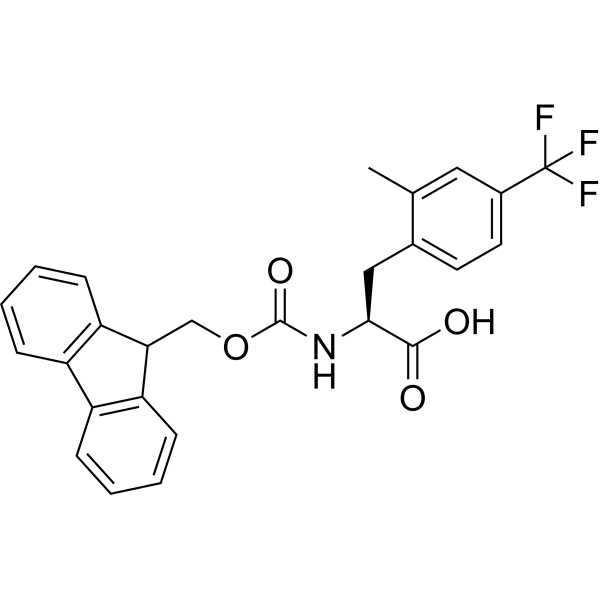 (S)-2-((((9H-Fluoren-9-yl)methoxy)carbonyl)amino)-3-(2-methyl-4-(trifluoromethyl)phenyl)propanoic acid|CS-1611841