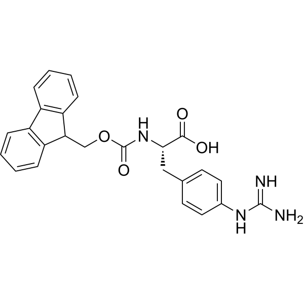 (S)-2-((((9H-Fluoren-9-yl)methoxy)carbonyl)amino)-3-(4-guanidinophenyl)propanoic acid|CS-1611844