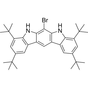6-Bromo-2,4,8,10-tetra-tert-butyl-5,7-dihydroindolo[2,3-b]carbazole|CS-1612387