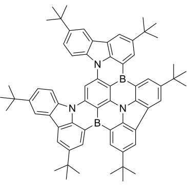 2,5,8,14,17,20-Hexakis(1,1-dimethylethyl)-10b,11b,21d-triaza-3b,18b-diboradiindeno[1,2,3-de:1′,2′,3′-jk]indeno[4′,3′,2′,1′:3,4,5]phenanthro[2,1,10,9-qrst]pentacene|CS-1612424