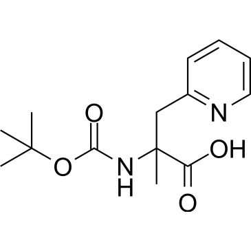 2-((tert-Butoxycarbonyl)amino)-2-methyl-3-(pyridin-2-yl)propanoic acid|CS-1612430