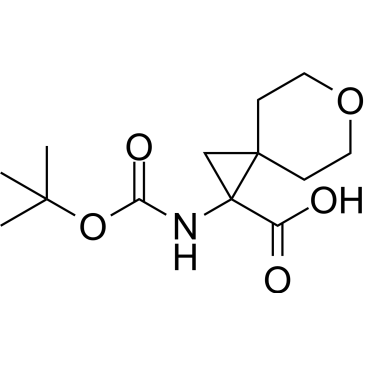 1-((tert-Butoxycarbonyl)amino)-6-oxaspiro[2.5]octane-1-carboxylic acid|CS-1612431