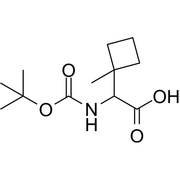 2-((tert-Butoxycarbonyl)amino)-2-(1-methylcyclobutyl)acetic acid|CS-1612437