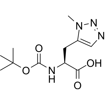 (S)-2-((tert-Butoxycarbonyl)amino)-3-(1-methyl-1H-1,2,3-triazol-5-yl)propanoic acid|CS-1612445