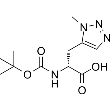 (R)-2-((tert-Butoxycarbonyl)amino)-3-(1-methyl-1H-1,2,3-triazol-5-yl)propanoic acid|CS-1612446