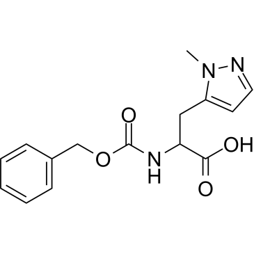 2-(((Benzyloxy)carbonyl)amino)-3-(1-methyl-1H-pyrazol-5-yl)propanoic acid|CS-1612448