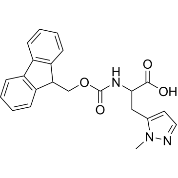 2-((((9H-Fluoren-9-yl)methoxy)carbonyl)amino)-3-(1-methyl-1H-pyrazol-5-yl)propanoic acid|CS-1612449