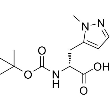 (R)-2-((tert-Butoxycarbonyl)amino)-3-(1-methyl-1H-pyrazol-5-yl)propanoic acid|CS-1612450
