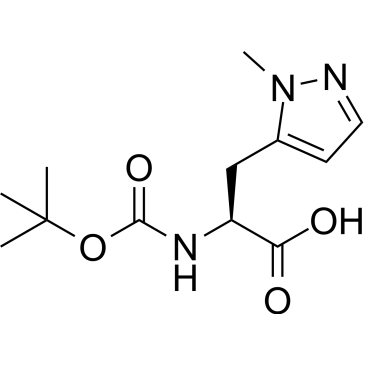 (S)-2-((tert-Butoxycarbonyl)amino)-3-(1-methyl-1H-pyrazol-5-yl)propanoic acid|CS-1612451
