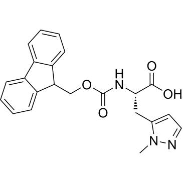 (S)-2-((((9H-Fluoren-9-yl)methoxy)carbonyl)amino)-3-(1-methyl-1H-pyrazol-5-yl)propanoic acid|CS-1612452