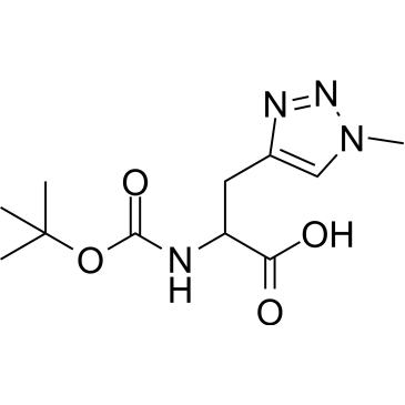 2-((tert-Butoxycarbonyl)amino)-3-(1-methyl-1H-1,2,3-triazol-4-yl)propanoic acid|CS-1612453