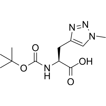 (S)-2-((tert-Butoxycarbonyl)amino)-3-(1-methyl-1H-1,2,3-triazol-4-yl)propanoic acid|CS-1612456