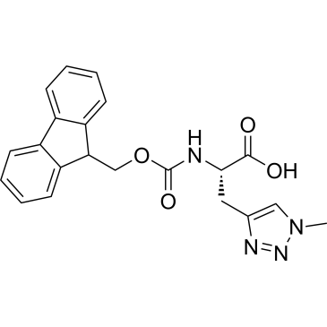 (S)-2-((((9H-Fluoren-9-yl)methoxy)carbonyl)amino)-3-(1-methyl-1H-1,2,3-triazol-4-yl)propanoic acid|CS-1612457