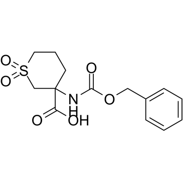 3-(((Benzyloxy)carbonyl)amino)tetrahydro-2H-thiopyran-3-carboxylic acid 1,1-dioxide|CS-1612469