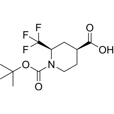 (2R,4S)-1-(tert-Butoxycarbonyl)-2-(trifluoromethyl)piperidine-4-carboxylic acid|CS-1612471