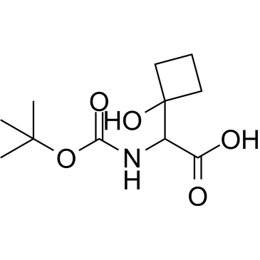 2-((tert-Butoxycarbonyl)amino)-2-(1-hydroxycyclobutyl)acetic acid|CS-1612476