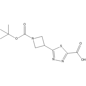 5-(1-(tert-Butoxycarbonyl)azetidin-3-yl)-1,3,4-thiadiazole-2-carboxylic acid|CS-1624290