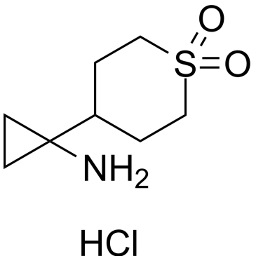 4-(1-Aminocyclopropyl)tetrahydro-2H-thiopyran 1,1-dioxide hydrochloride|CS-1630466