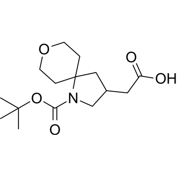 2-(1-(tert-Butoxycarbonyl)-8-oxa-1-azaspiro[4.5]decan-3-yl)acetic acid|CS-1630474