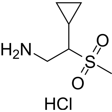 2-Cyclopropyl-2-(methylsulfonyl)ethan-1-amine hydrochloride|CS-1630497