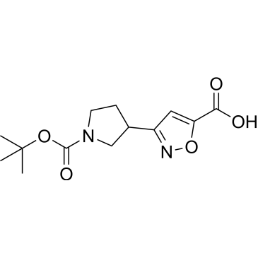 3-(1-(tert-Butoxycarbonyl)pyrrolidin-3-yl)isoxazole-5-carboxylic acid|CS-1630574