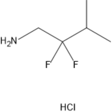 2,2-Difluoro-3-methylbutan-1-amine hydrochloride|CS-1633836