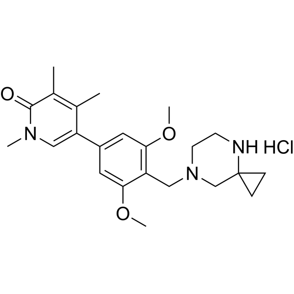 5-(4-((4,7-Diazaspiro[2.5]octan-7-yl)methyl)-3,5-dimethoxyphenyl)-1,3,4-trimethylpyridin-2(1H)-one hydrochloride|CS-1633909