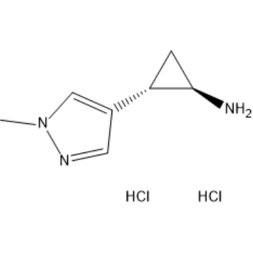rel-(1R,2S)-2-(1-Methyl-1H-pyrazol-4-yl)cyclopropan-1-amine dihydrochloride|CS-1633911