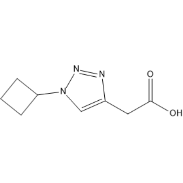 2-(1-Cyclobutyl-1H-1,2,3-triazol-4-yl)acetic acid|CS-1633926