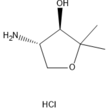 (3R,4S)-4-Amino-2,2-dimethyltetrahydrofuran-3-ol hydrochloride|CS-1633934