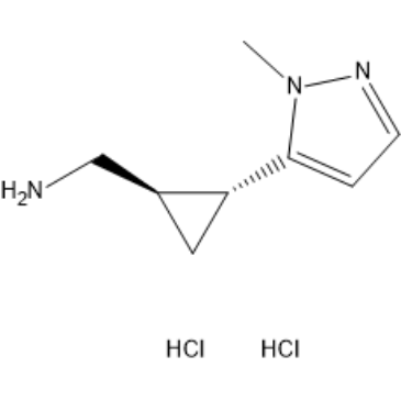 rel-((1R,2R)-2-(1-Methyl-1H-pyrazol-5-yl)cyclopropyl)methanamine dihydrochloride|CS-1633935
