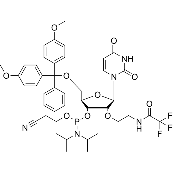 5'-O-DMT-2'-O-(TFA-Aminoethyl)-rU 3'-CE phosphoramidite|CS-1634139