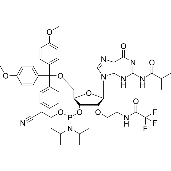 5'-O-DMT-2'-O-(TFA-Aminoethyl)-G(iBu) 3'-CE phosphoramidite|CS-1634142
