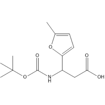 3-((tert-Butoxycarbonyl)amino)-3-(5-methylfuran-2-yl)propanoic acid|CS-1634226