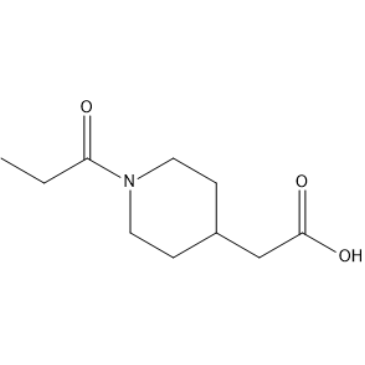 2-(1-Propionylpiperidin-4-yl)acetic acid|CS-1634385